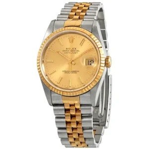 Datejust 36 Automatic Champagne Dial Men’s Watch 36mm