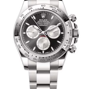 Rolex Cosmograph Daytona White Gold Black and Steel Dial Men’s Watch M126509-0001 40mm