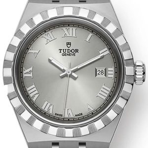 Tudor Royal Silver Dial Stainless Steel Unisex Watch M28300-0001 28mm