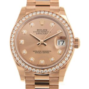 Rolex Datejust 31 Automatic Diamond Ladies Watch 278285rbr-0025 31mm