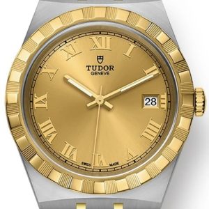 Tudor Royal Champagne Dial Stainless Steel Unisex Watch M28503-0003 38mm