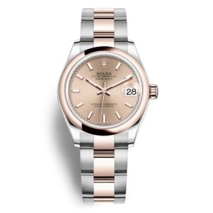 Rolex Datejust 31 Rose Dial Automatic Steel and 18kt Everose Gold Oyster Watch 278241PSO 31mm