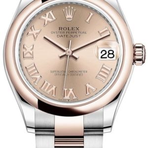 Rolex Datejust 31 Rose Roman Dial Women’s Watch M278241-0005 31mm