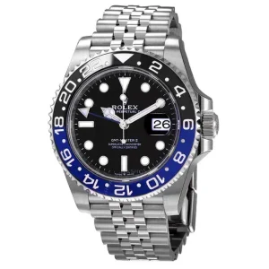 GMT-Master II GMT Black Dial Batman Bezel Men’s Watch 126710blnr 40mm