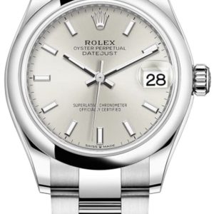 Rolex Datejust 31 Stainless Steel Silver Dial Women’s Watch M278240-0005 31mm