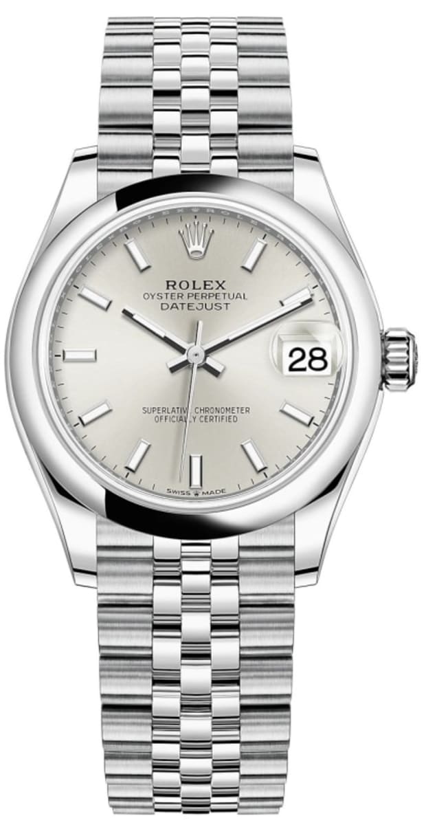 Rolex Datejust 31 Stainless Steel Silver Dial Women’s Watch M278240-0006 31mm
