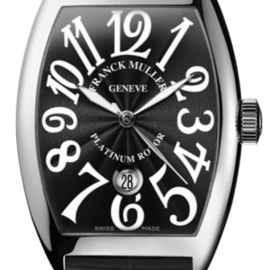 Franck Muller Cintree Curvex Black Dial Leather Strap Men’s Watch 8880 SC DT AC B 55mm