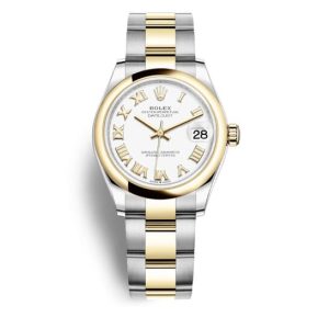 Rolex Datejust 31 White Dial Ladies Steel and 18kt Yellow Gold Jubilee Watch 278243CDO 31mm