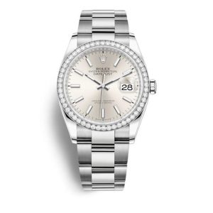 Rolex Datejust 36 Automatic Silver Dial Unisex Oyster Watch 126284SSO 36mm