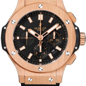 Hublot Big Bang 44mm 18kt Rose Gold Case Rubber Strap Men’s Watch 301.PX.1180.RX 44mm