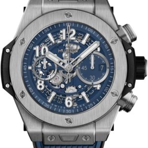 Hublot Big Bang Unico Blue Skeleton Dial Rubber Strap Men’s Watch 421.NX.5170.RX 44mm
