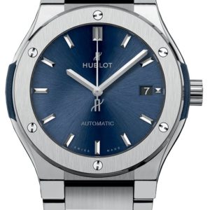 Hublot Classic Fusion Automatic Blue Dial Titanium Men’s Watch 548.NX.7170.NX 42mm
