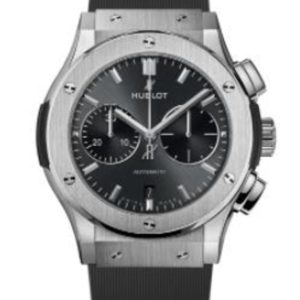 Hublot Classic Fusion Chronograph Grey Dial Rubber Strap Men’s Watch 521.NX.7071.RX 45mm