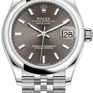 Rolex Datejust 31 Stainless Steel Dark Grey Dial Women’s Watch M278240-0010 31mm