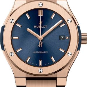 Hublot Classic Fusion Automatic Rose Gold Blue Dial Men’s Watch 510.OX.7180.OX 45mm