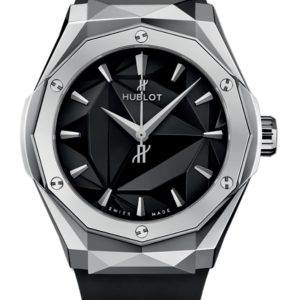 Hublot Classic Fusion Black Dial Rubber Strap Men’s Watch 550.NS.1800.RX.ORL19 40mm