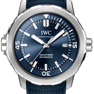 IWC Aquatimer Automatic Blue Dial Rubber Strap Men’s Watch IW328801 42mm