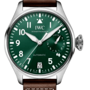 IWC Pilot’s Big Pilot Green Dial Leather Strap Men’s Watch IW501015 46mm