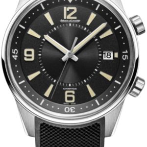 Jaeger LeCoultre Polaris Date Automatic Black Dial Rubber Strap Men’s Watch Q906867J 42mm