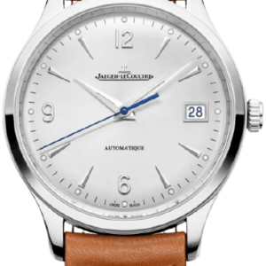 Jaeger LeCoultre Master Control Date Automatic Grey Dial Brown Leather Strap Men’s Watch 4018420 40mm