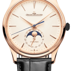 Jaeger LeCoultre Master Ultra Thin Beige Dial Leather Strap Men’s Watch 1362511 39mm