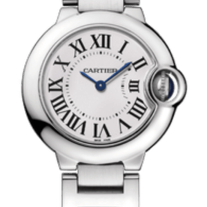 Cartier Ballon Bleu 28mm Silver Opaline Dial Women’s Watch WSBB0067 28mm