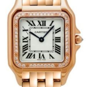 Cartier Panthere de Cartier Medium Pink Gold, Diamonds Women’s Watch WJPN0009 27mm