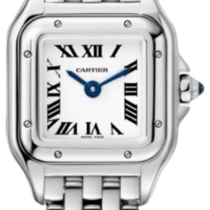 Cartier Panthere de Cartier Mini Quartz Silver Dial Steel Women’s Watch WSPN0012 25mm