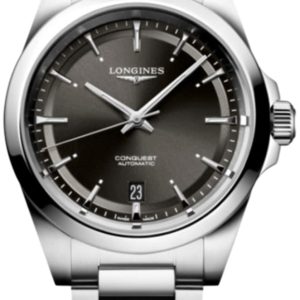 Longines Conquest Automatic Black Dial Steel Men’s Watch L3.720.4.52.6 38mm
