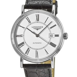 Longines La Grande Classique Automatic White Dial Leather Strap Men’s Watch L4.921.4.11.2 39mm
