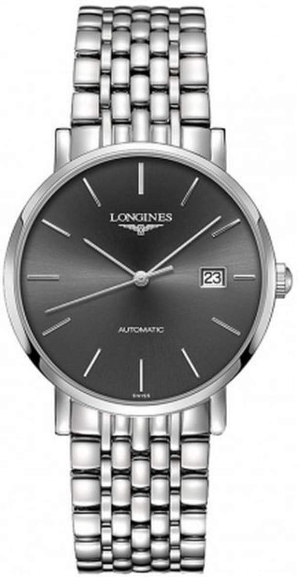 Longines Elegant Automatic 39mm Grey Dial Men’s Watch L4.910.4.72.6 39mm