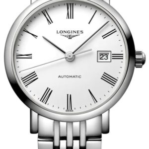 Longines Elegant Collection Automatic White Dial Steel Women’s Watch L4.310.4.11.6 29mm