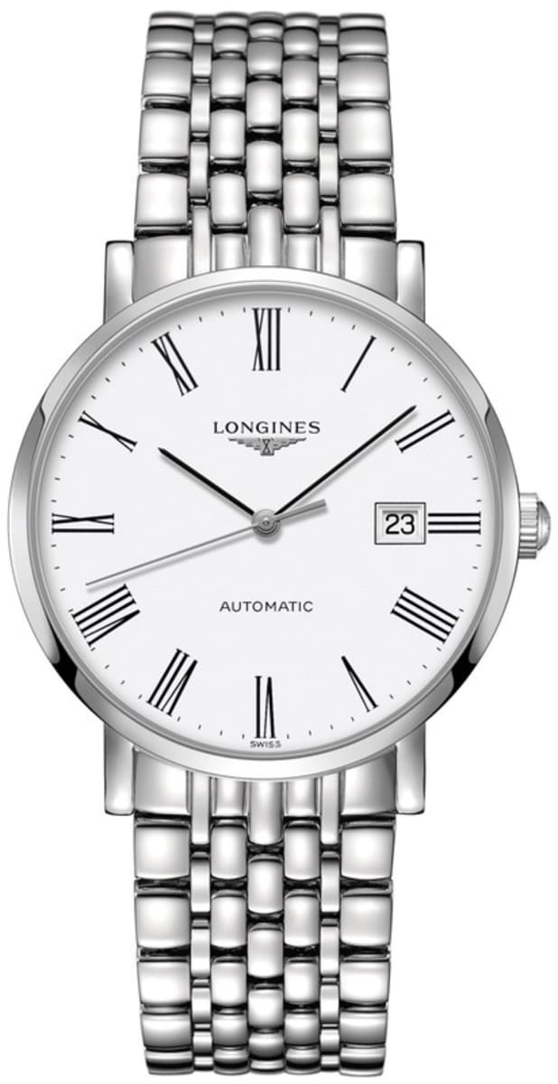 Longines Elegant Collection White Dial Stainless Steel Men’s Watch L4.910.4.11.6 39mm