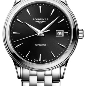 Longines Flagship Automatic Black Dial Steel Men’s Watch L4.984.4.59.6 40mm