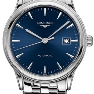 Longines Flagship Automatic Blue Dial Stainless Steel Unisex Watch L4.984.4.92.6 40mm