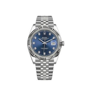 Rolex Datejust 41 Blue Diamond Dial Men’s Watch M126334-0016 41mm
