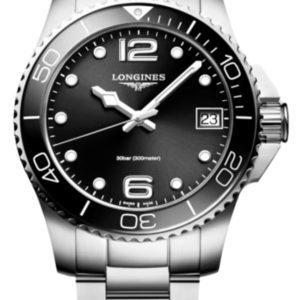 Longines HydroConquest Quartz Black Dial Steel Women’s Watch L3.370.4.56.6 32mm
