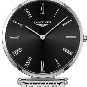 Longines La Grande Classique De Longines Black Dial Stainless Steel Unisex Watch L4.755.45.1.6 36mm