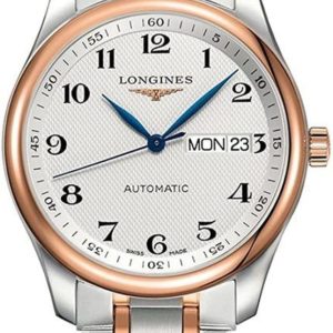 Longines Master Collection Automatic 38.5mm Silver Dial Stainless Steel and Rose Gold Men’s Watch L2.755.5.79.7 38.5mm