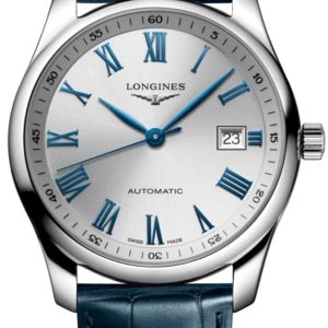 Longines Master Collection Automatic 40mm Silver Dial Leather Strap Men’s Watch L2.793.4.79.2 40mm