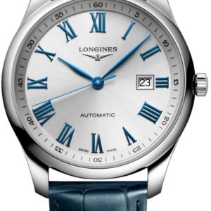 Longines Master Collection Automatic 42mm Silver Dial Leather Strap Men’s Watch L2.893.4.79.2 42mm