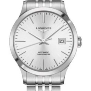 Longines Record Silver Dial Stainless Steel Men’s Watch L2.821.4.72.6 40mm