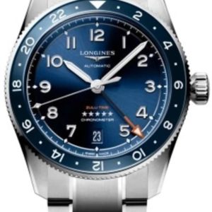 Longines Spirit Zulu Time Blue Dial Steel Men’s Watch L3.802.4.93.6 39mm