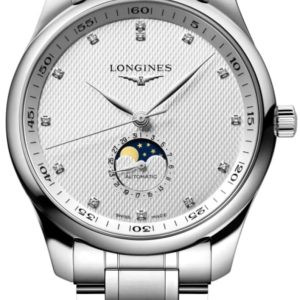 Longines Master Collection Automatic 42mm Silver Diamond Dial Steel Men’s Watch L29194776 42mm