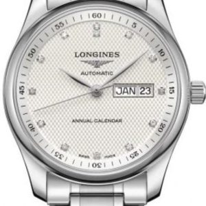 Longines Master Collection Automatic 40mm White Dial Stainless Steel Men’s Watch L2.910.4.77.6 40mm