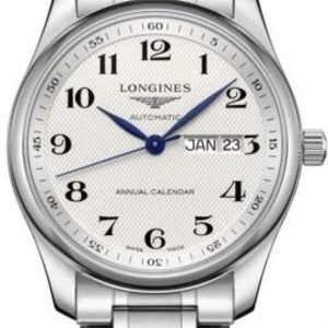 Longines Master Collection Automatic 40mm White Dial Stainless Steel Men’s Watch L2.910.4.78.6 40mm