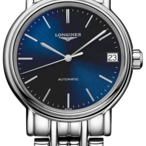 Longines Presence Automatic Blue Dial Steel Women’s Watch L4.322.4.92.6 30mm