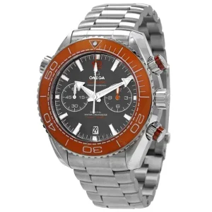Omega Planet Ocean 600M Seamaster Chronograph Automatic Chronometer Grey Dial Men’s Watch 215.30.46.51.99.001 45.5mm