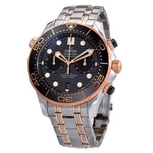 Omega Seamaster 300 Master Co-Axial Chronograph Automatic Chronometer Black Dial Men’s Watch 210.20.44.51.01.001 44mm