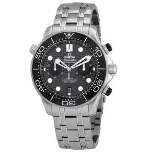 Omega Seamaster Chronograph Automatic Chronometer Black Dial Men’s Watch 210.30.44.51.01.001 44mm